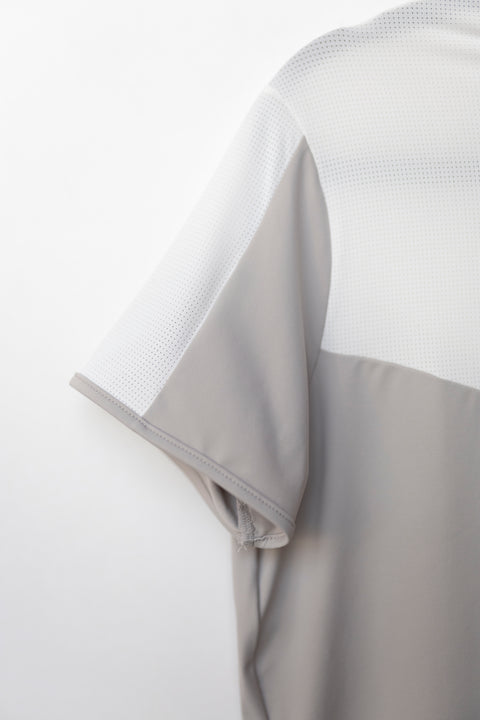 Pastel Grey Short Sleeve Shirt