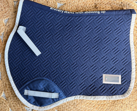 Navy Jump Saddle Pad